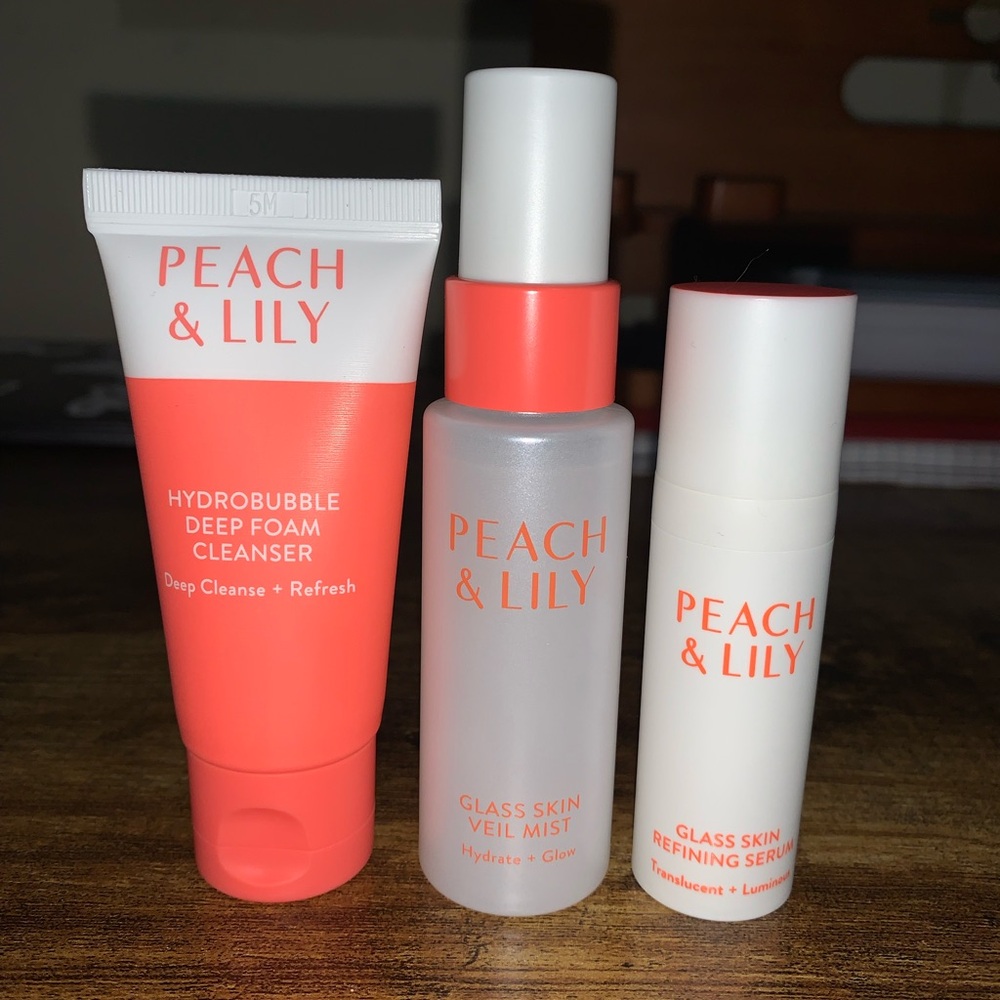Peach & Lily Skincare MINI Set – NEW – 3 Pieces